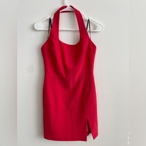 Cache Red short cocktail Dress